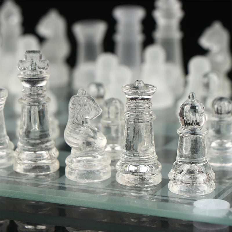 Clear Glass Chess